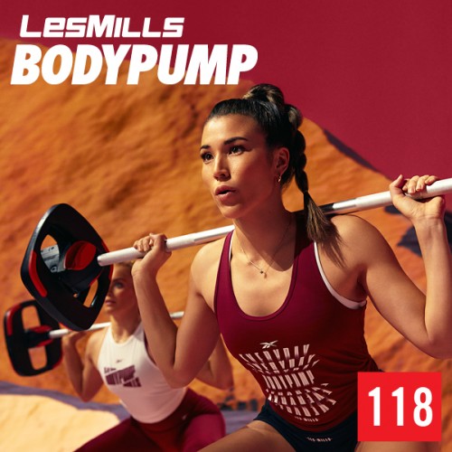 [Hot Sale] Les Mills BODY PUMP 118 DVD, CD, Notes BODYPUMP 118